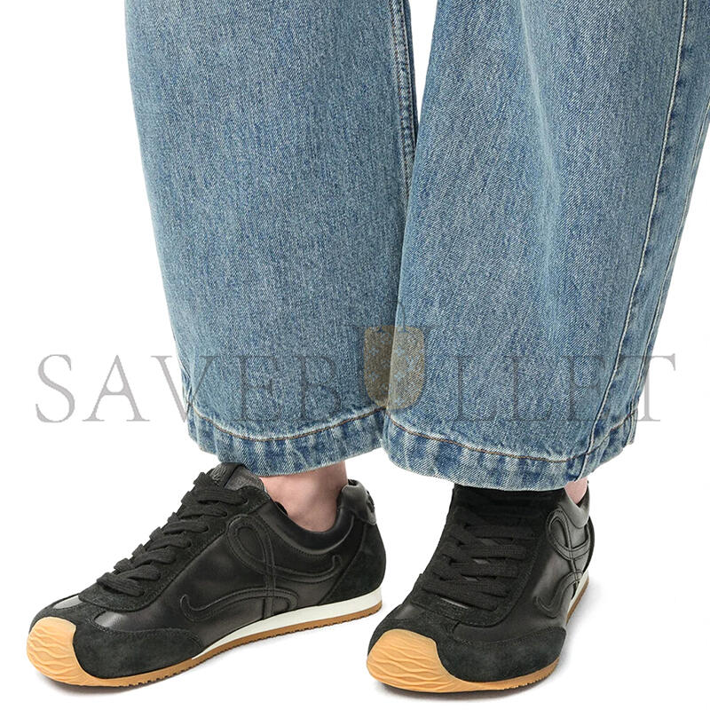 L0ew* ballet runner 2.0 in nylon and calfskin llbr282x03 3